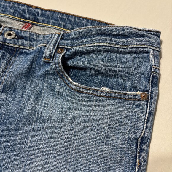 Polo Jeans Co Ralph Lauren Womens 14 Bootcut Denim Jeans Distressed Low Rise Y2K - Picture 6 of 14